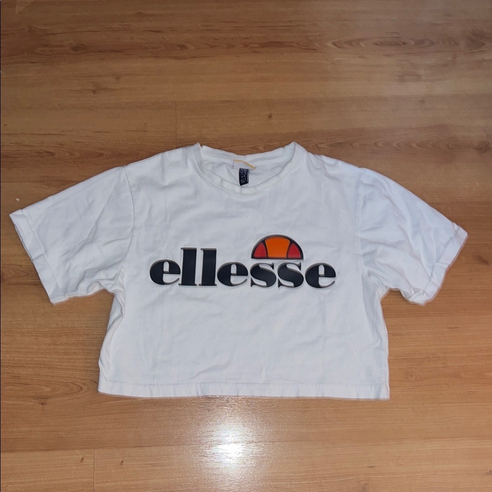Ellesse 100% Cotton White Tee
